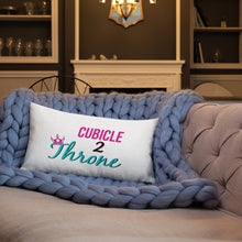 Cubicle 2 Throne & Slay Activated Reverse Premium Pillow