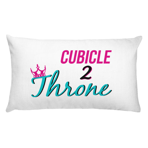Cubicle 2 Throne & Slay Activated Reverse Premium Pillow